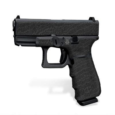 Decal Grip for Glock 19 Gen 3 (Reptilian - Black)