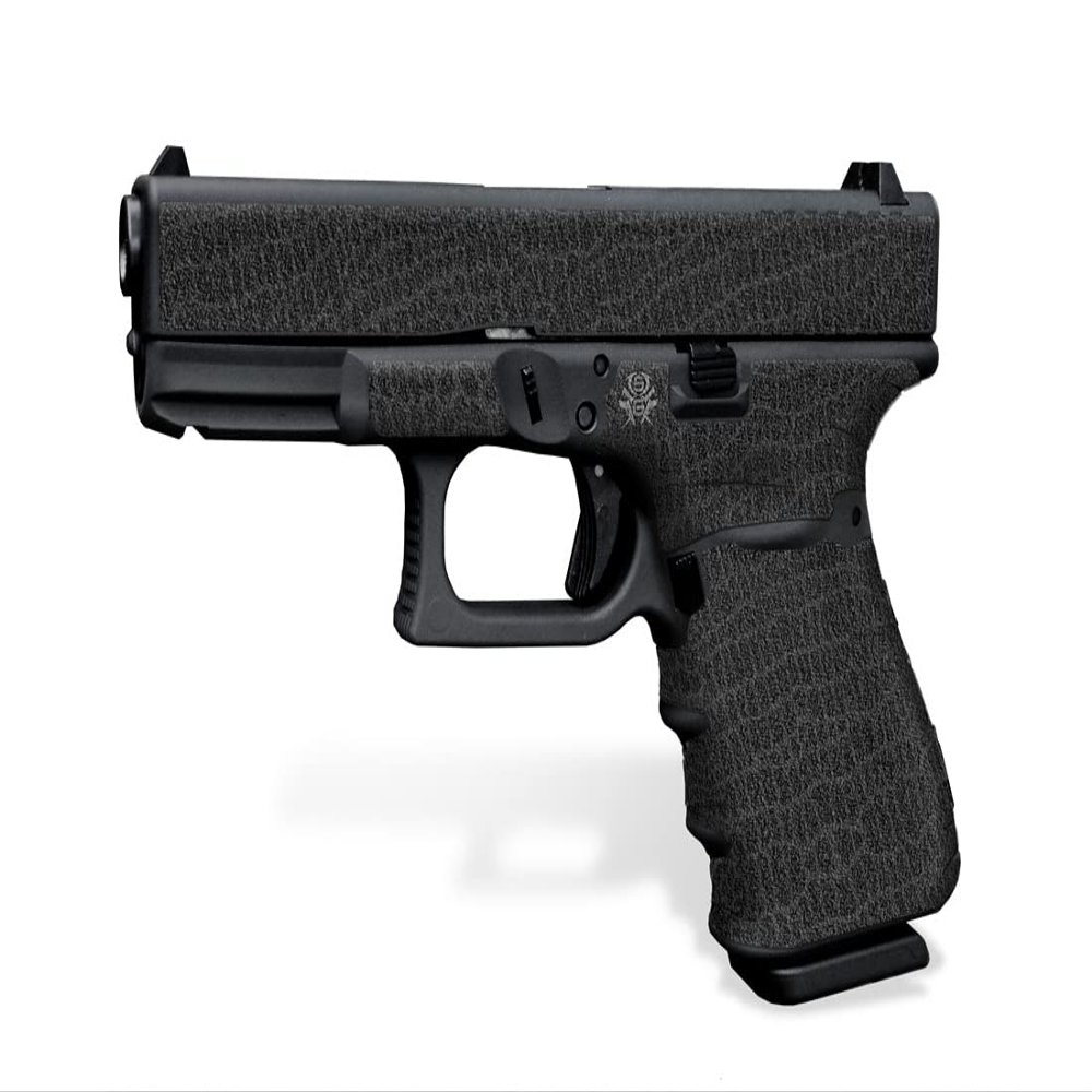 Decal Grip for Glock 19 Gen 3 (Reptilian - Black)