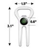 GRAPHICS & MORE Northern Virginia Community College Secondary Logo Golf Golfing Divot Repair Tool Bottle Opener view 3