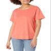 Hanes Womens Originals Tri-Blend T-Shirt, Lightweight for Relaxed Fit, Red River Clay Pe Heather, Small US view 3