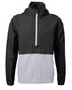 Cutter & Buck Mens Charter Eco Recycled Anorak Jacket, Black/Polished, Large US view 1