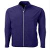 Cutter & Buck Adapt Eco Knit Hybrid Recycled Mens Full Zip Jacket, College Purple view 1