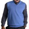 Blue Ocean Mens Heather Sweater Vest Blue view 1