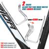 USHAKE Water Bottle Cages for MTB Bikes - Lightweight Aluminum Alloy Holder Brackets - Easy to Install with Drilled Holes - 2 Pack Silver view 4