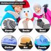 Zkptops 4 Pairs Mitten Clips for Kids Toddlers Baby Elastic Gloves Clips Tight Winter Mitten Clips Gloves Holder Strap Hook Attachment String Clothes Dress Cinch Clips Shirt Sweater Clips (4 Colors) view 2