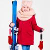 Zkptops 4 Pairs Mitten Clips for Kids Toddlers Baby Elastic Gloves Clips Tight Winter Mitten Clips Gloves Holder Strap Hook Attachment String Clothes Dress Cinch Clips Shirt Sweater Clips (4 Colors) view 3