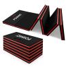 FOSHIO Foldable EVA Mat With Carrying Handles for Working Under Car, Kneeling, Garage, Picnicking, Gardening, Foam Sleeping for Camping, Home Gym (Red) view 1