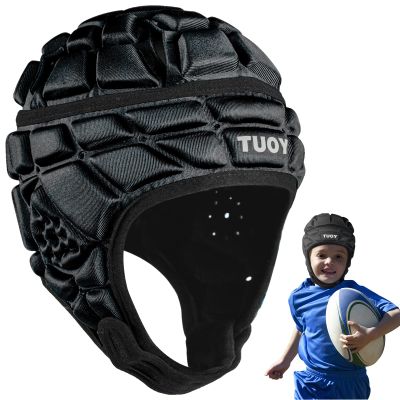 TIAXU TIAXU Rugby Helmet - Soft Padded Headgear 7v7 Flag Football Headguard Soccer Head Protection Protective Soft Helmet Football for Youth & Adult