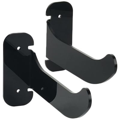 Cabilock 2pcs Yoga Mat Wall Storage Rack Acrylic Fitness Equipment Organizer for Home Gym Easy to Install Exercise Mat Holder Convenient Wall Mount for Bands