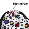 HOLYLUCK Drawstring Backpack Bag Sport Gym Sackpack (colorful white leopard) view 3