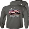 Ford Bronco Long Sleeve Shirt This is Bronco Country Est 1966-Charcoal-Small view 1