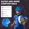 TIAXU TIAXU Rugby Helmet - Soft Padded Headgear 7v7 Flag Football Headguard Soccer Head Protection Protective Soft Helmet Football for Youth & Adult view 2