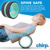 Chirp Wheel XL - Super Comfort Back Massage Roller - Wider Back Stretcher & Cracking Device, Plush Cushion, Enhanced Stability, Spinal Protection, Point Pressure | High Density Foam, Up to 500 lbs view 4