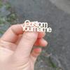 Personalized Nameplated with Heart Brooch Custom Two Name Stainless Steel Brooch for Women Jewelry 3 Plating Color (rose gold) view 2