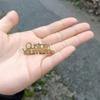 Personalized Nameplated with Heart Brooch Custom Two Name Stainless Steel Brooch for Women Jewelry 3 Plating Color (rose gold) view 3