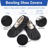 Anglekai 4 Pack Bowling Ball Accessory Kit, 10" x 8" Bowling Ball Towels/Polisher Bag/Shoe Protector Covers for Clean/Storage view 3