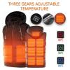 XUNRYAN Heated Vest Jackets Kids Teens Girls Boys Unisex Sleeveless Jacket Hood Winter Coat USB Rechargeable No Battery view 2