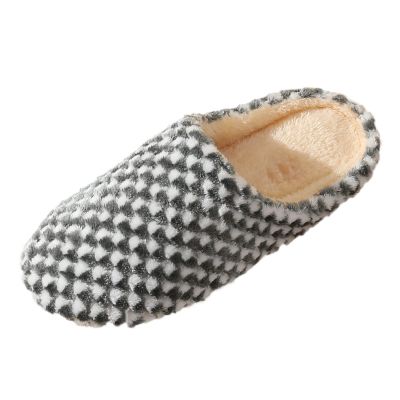 CsgrFagr 2022 New Polka Dot Mute Japanese Indoor Slippers Wooden Floor Home Non Slip Couple Men and Women Plus Size Cotton Slippers Men Slippers Size 10 Bears (E, 10.5)