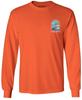 Koloa Surf Company Men's Surfing Claus Logo Long Sleeve Tees-Tall-4XLT-Orange/c view 2