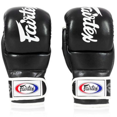 Fairtex FGV18 Muay Thai Boxing Gloves for Men, Women & Kids| MMA Gloves for Martial Arts|Made from Premium Quality Leather, Light Weight & Shock Absorbent Boxing Gloves-XLarge, Black