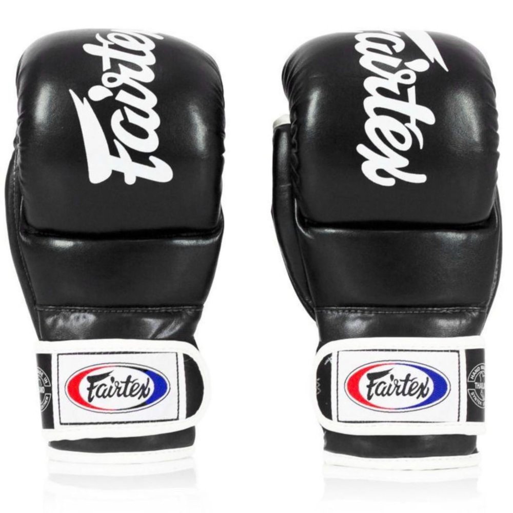 Fairtex FGV18 Muay Thai Boxing Gloves for Men, Women & Kids| MMA Gloves for Martial Arts|Made from Premium Quality Leather, Light Weight & Shock Absorbent Boxing Gloves-XLarge, Black