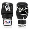 Fairtex FGV18 Muay Thai Boxing Gloves for Men, Women & Kids| MMA Gloves for Martial Arts|Made from Premium Quality Leather, Light Weight & Shock Absorbent Boxing Gloves-XLarge, Black view 2