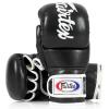 Fairtex FGV18 Muay Thai Boxing Gloves for Men, Women & Kids| MMA Gloves for Martial Arts|Made from Premium Quality Leather, Light Weight & Shock Absorbent Boxing Gloves-XLarge, Black view 4