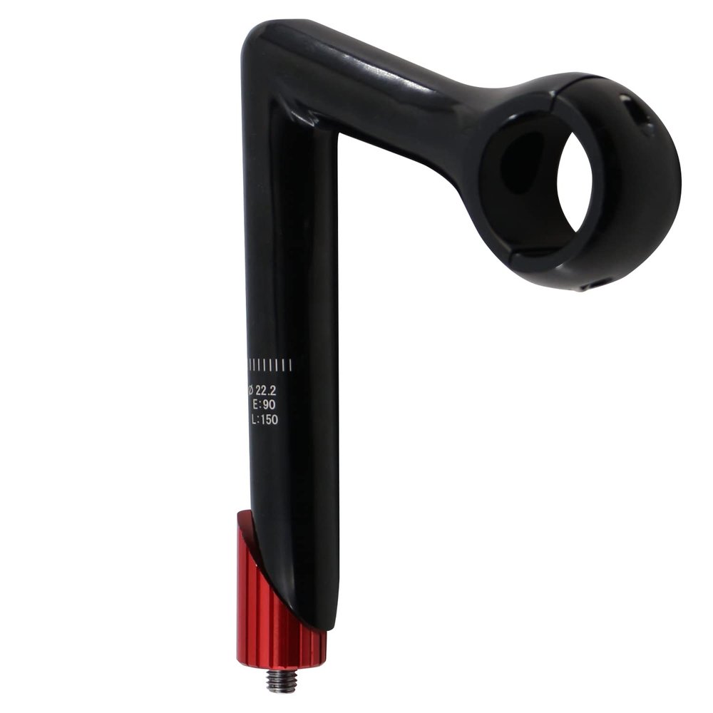 WEERAS Electroplated Aluminum Alloy Bicycle Quill Stem Full CNC Grinding Classic Vintage Bicycle Stem 31.8 mm Black