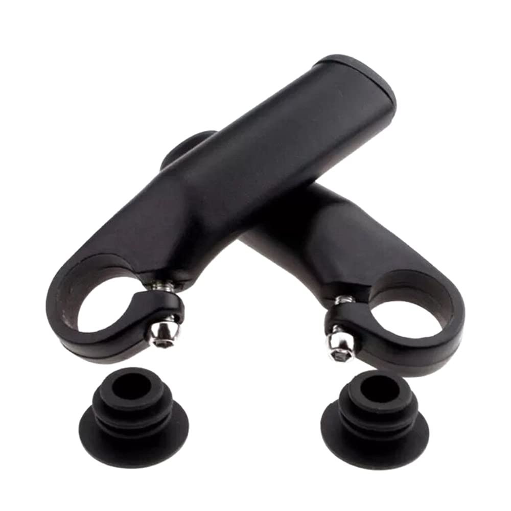1 Pair Aluminum Alloy Bicycle Vice Handle Horns Bike Grips AccessoriesHorn Handle Set for Mountain Bike,Road Bike