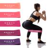 Honmein Resistance Bands for Working Out, Exercise Bands with 5 Resistance Levels Fit for Home Fitness, Strength Training, Natural Latex Resistance Band Include Instruction Guide and Carry Bag (Pink) view 2