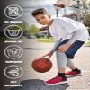 Patelai 8 Pair Kids Arm and Sleeve Set Non Slip Long Compression Basketball Soccer Football Leg Sleeve for Boy Girl Youth(Medium,White, Black, Blue, Gray) view 3