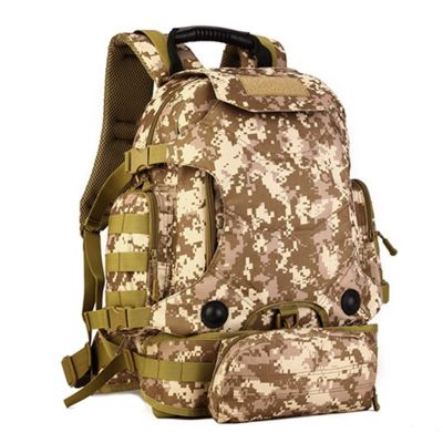 Jungle Leopard 40L Travel Rucksack Tsctical Backpack Army Molle Outdoor Sport Bag Men Camping Hiking Military (Color : S427-40L-DD)