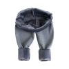 Women Maternity High Waist Leggings Over Belly Pregnancy Yoga Pants Workout Fleece Lined Tights Sweatpant Pocket Dark Gray view 3