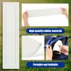 Deekin Baseball Pitching Rubber Thin Rubber Throw Down Pitcher's Mound Portable Pitching Mound Bases Plate Mat for Baseball Softball Pitcher Practice Drills Training Skill Camps(White,2 Pcs) view 4