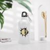 VEHFA Funny Volleyball Ball Aluminum Sports Water Bottle - Personalized Volleyball Crack in The Wall Insulated Sports Water Bottle with Carabiner Clip, 14 OZ, White view 2