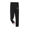 Over The Belly Pregnancy Yoga Pants with Pocket for Women Maternity Workout Leggings Sherpa Lined Sweatpants Black view 1