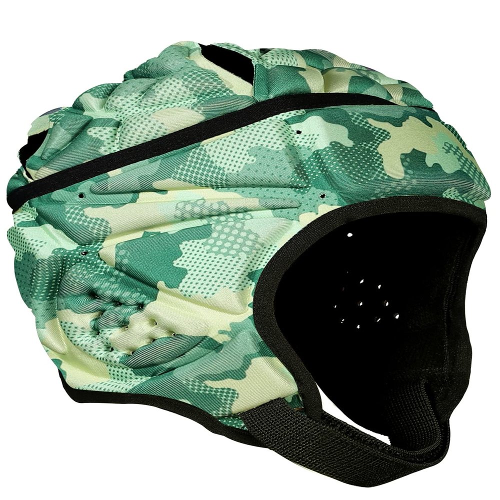 TIAXU TIAXU Rugby Helmet - Soft Padded Headgear 7v7 Flag Football Headguard Soccer Head Protection Protective Soft Helmet Football for Youth & Adult
