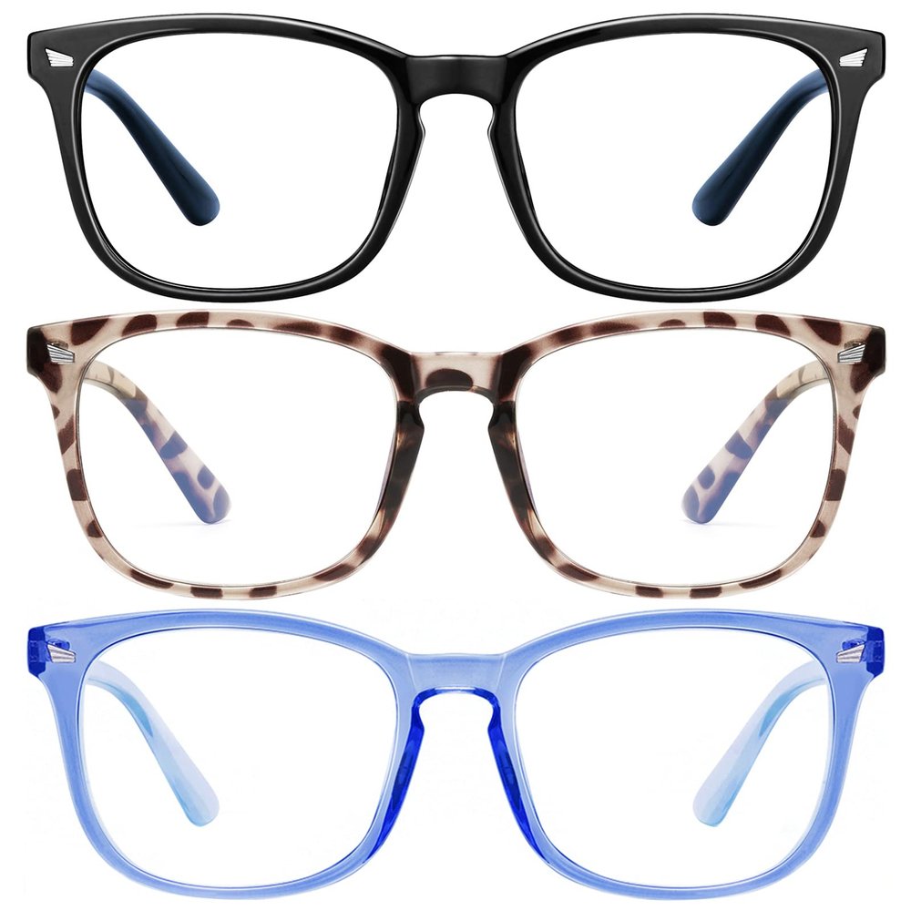 hunsquer Blue Light Glasses for Woman/Men Computer Blue Light Glasses
