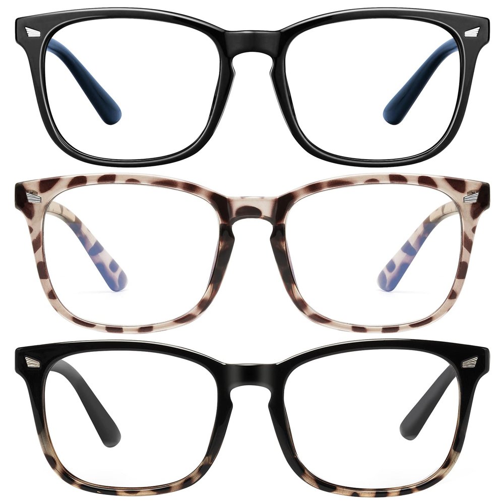 hunsquer Blue Light Glasses for Woman/Men Computer Blue Light Glasses