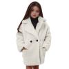 Kid Long Toddler Girls Coat Winter Windproof Thicken Coat Jacket Kids Warm Fleece Outerwear Jacket (Beige, 2-3 Years) view 1
