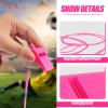 Deekin 24 Pack Whistles Pink Whistles Plastic Whistles with Lanyard Plastic Loud Crisp Sound Whistle for Referee Coaches Whistle for Outdoor Training Camping Football Soccer Basketball Game Supplies view 3