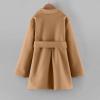 Kid Long Coat Girl Toddler Girls Winter Windproof Coat Jacket Kids Warm Fleece Outerwear Jacket (Coffee, 3-4 Years) view 3