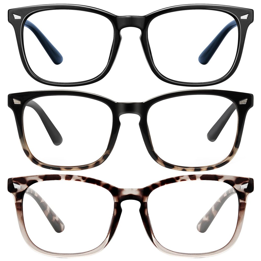 hunsquer Blue Light Glasses for Woman/Men Computer Blue Light Glasses