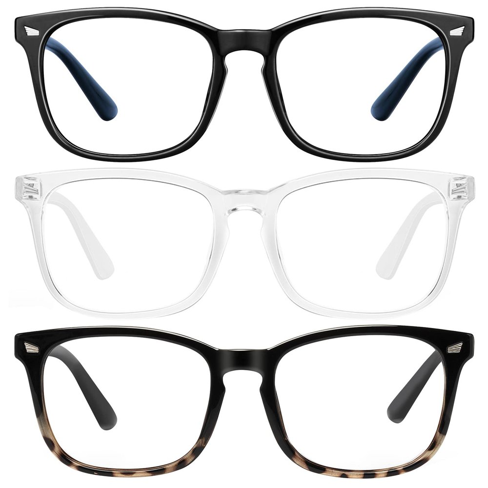 hunsquer Blue Light Glasses for Woman/Men Computer Blue Light Glasses