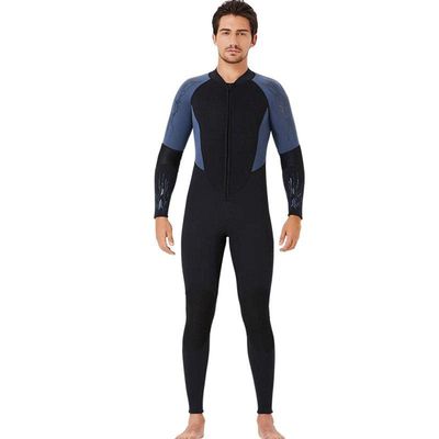 Men's And Women's Neoprene 3mm Full Wetsuits, Sunscreen And Warm Wetsuits For Water Sports/440 (Color : Azul, Size : XXL)