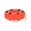 Veemoon 2pcs Roller Hockey Game Puck Inline Hockey Puck with Wheels for Floor Trainings Red view 2