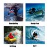 3MM Diving Suit Jellyfish Clothing Male One-piece Warmth Thickening Four Seasons Snorkeling Sunscreen Clothing Adult Equipment Long-sleeved Swimsuit Surfing Clothing/446 (Color : Preto, Size : S) view 2
