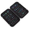 VGEBY 40Pcs Rainbow Fly Fishing Lures, Fly Assortment Box with Storage, High Carbon Steel Hook for Trout, Bass, Panfish view 3