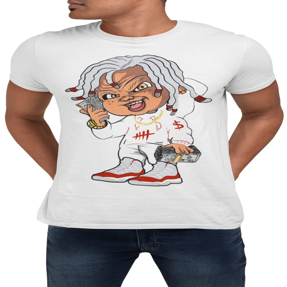 - 11 Cherry Red Men's T Shirt to Match -s, Tshirts to Match - 11s