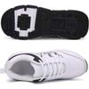 Shoes With Wheels 2 in 1 Multifunctional Shoes Boys Girls Roller Skates Double Wheels SneakersLight Roller Skates Wheels/452 (Color : Branco, Size : 40 EU) view 4